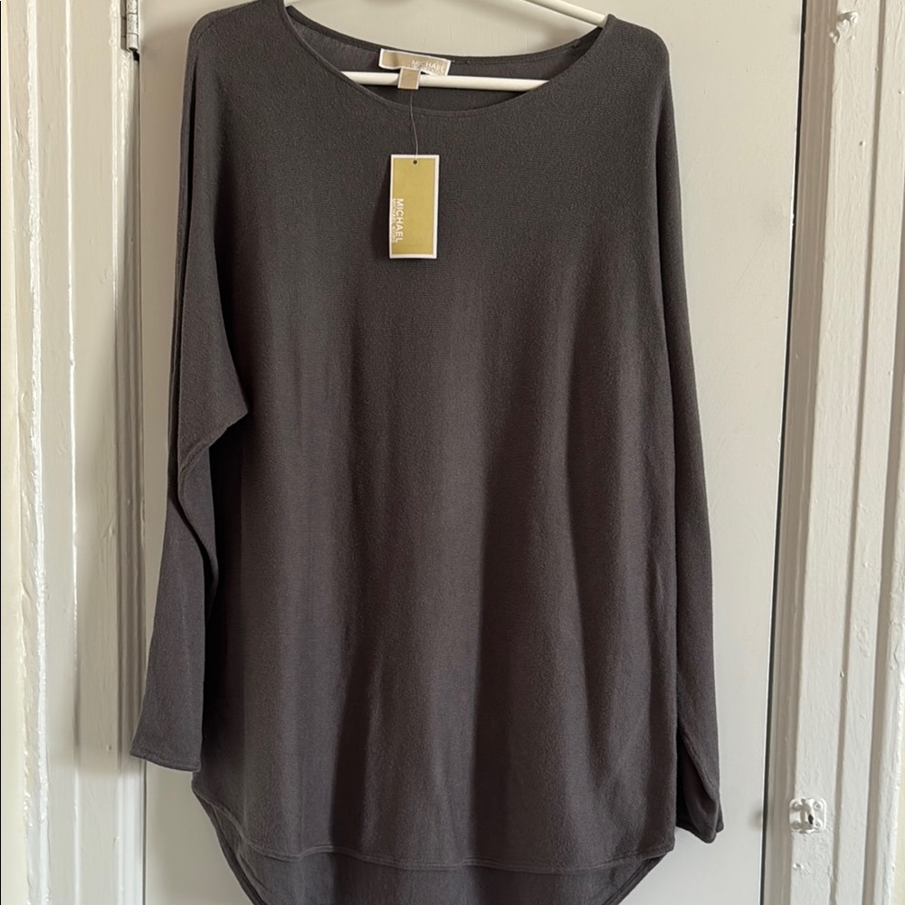 Michael Kors Gray Long Sleeve Tunic